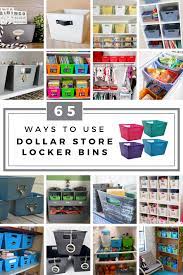 The rubbermaid stackable storage bin is capable of holding up to 18 gallons of solids and liquids. 65 Ways To Organize Using Dollar Tree Storage Bins Practically Functional