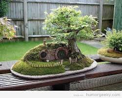 Hobbit Hole Bonsai Miniaturgarten Bonsai Baum Bonsai