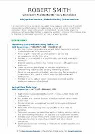 Not every veterinary technician assistant resume includes a professional summary, but that's generally because this section is overlooked by professional writing services. Veterinary Assistant Resume Samples Qwikresume
