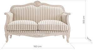 È un divano letto a 2 posti che si trasforma velocemente e con facilità in letto. Divano Provenzale Shabby 2 Posti Imbottito In Legno Arrediorg It