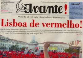 Resultado de imagem para fotos ou imagens do jornal "Avante !"