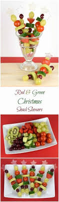 Throw a new year's eve party that's filled with delicious snacks like deviled eggs, cheesy dips, and more. Christmas Fruit Veg Snack Skewers Eats Amazing