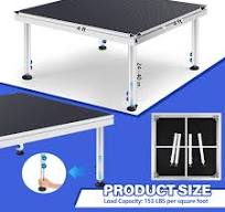 Amazon.com: Tandefio Escenario portátil de 4 x 4 pies con ...