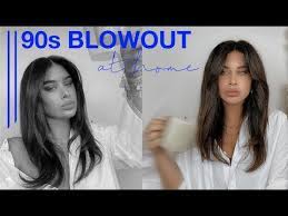 How long do blowouts last on natural hair? How To 90s Blowout At Home Wet To Dry Tutorial Tashietinks Youtube