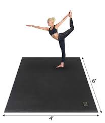 Extra Large Yoga Mat 6x4x7mm Extra Thick Exercise Floor Mat Non Slip Pilates Ebay Large Yoga Mat Pilates Yoga Mat Floor Workouts