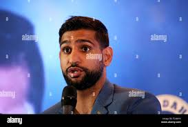 Amir khan press conference landmark hotel hi-res stock photography and  images