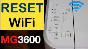 Factory resetting or resetting your canon printer can make the device as good as new. Canon Pixma Mg3600 Reset Wifi Youtube