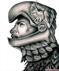 Labelleveg tattoo aztec tattoos and their meanings. Aztec Sun And Warrior Tattoo Design