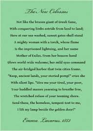 The New Colossus Not Many Know The Full Poem Inscribed On The Statue Of Liberty Statue Of Liberty Quote Amused Quotes The New Colossus