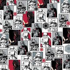Disney Star Wars Fabric By Camelot Storm Trooper Collage Red Premium 44 Cotton Star Wars Fabric Fabric Stars Star Wars Quilt