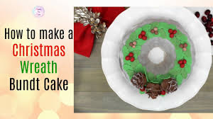 How cute is this easy thanksgiving cake decorating idea? Christmas Cake How To Make A Wreath Cake Youtube