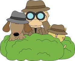 Detectives In Bushes From Mycutegraphics Detective Themed Classroom Detective Theme Bible Crafts
