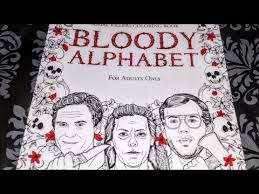 Adult coloring books amazon adult coloring pages swear word coloring book anatomy coloring book album. Vlogtober Bloody Alphabet Coloring Book Flip Through Adults Only Youtube