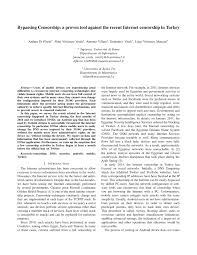 A person protesting chinese internet censorship in germany. Pdf Bypassing Censorship A Proven Tool Against The Recent Internet Censorship In Turkey