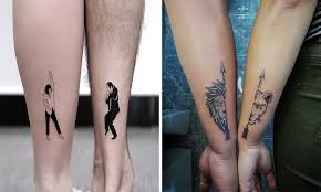 This tattoo is suitable for couples who are bold and unique. Cool Wedding Tattoo Ideas That Say You Re Couple Goals Dwp