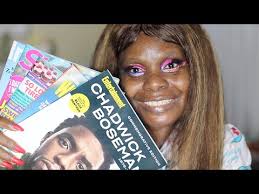 CHADWICK BOSEMAN ASMR PAGE FLIPPING