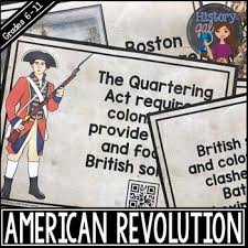 American Revolution Timeline Activity American Revolution Timeline American Revolution Revolution