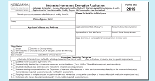 2019 Nebraska Homestead Exemption Forms Available Sarpy County