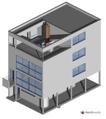casa nel quartiere weissenhof 3d citrohan 1927 le corbusier corbusier cool house designs