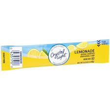 Crystal Light On The Go Natural Lemonade Drink Mix 10pk 1 4oz Target