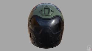 Vx600 Helmet 3d Model Helmet Military Helmets Sci Fi