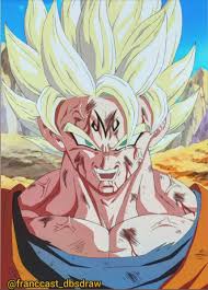 Majin Goku Dragon Ball Z Style Finished Drawing Ibis Paint App I Hope You Like It Sketch Di Anime Dragon Ball Super Dragon Ball Art Dragon Ball Z