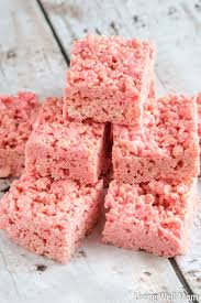 Strawberry Rice Krispies Treats Recipe Rice Krispies Krispie Treats Krispie Treats Recipe