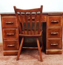 Vintage Cushman Colonial Creations Maple Desk 1930s Colonial Furniture Cool Furniture Furniture