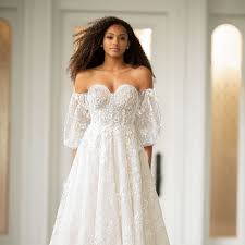 You'll find chic tops with lace sleeves, crochet lace shorts, and much more! 50 Trendy Off The Shoulder Wedding Dresses