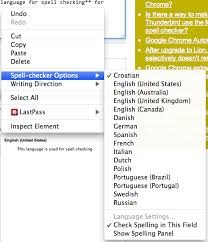 Switch Between Two Languages For Spell Checking In Google Chrome For Mac Super User