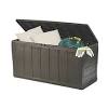 The marvel + garden storage box is designed to provide storage as well as seating. 1