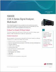N9000B CXA Signal Analyzer