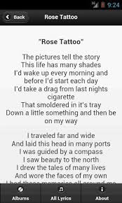 I Put Your Name Written Here In A Rose Tattoo Cheesy Lines Love Songs Songs
