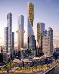 The Green Spine Melbourne Victoria Australia Edificios Futuristas Arquitectura De Edificios Diagramas De Arquitectura