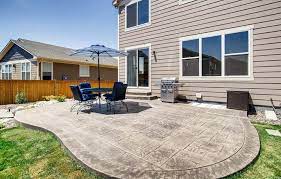 However, stamped concrete while essentially made from the same materials has different shapes, designs, and etchings that make it different. Stamped Concrete Patio Design Ideas Designing Idea