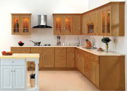 standard wooden kitchen cabinet, size