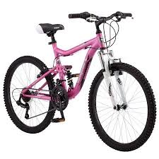 Mongoose 24 Ledge 2 1 Girls Mountain Bike Light Pink Walmart Com Mountain Bike Girls Mongoose Mountain Bike Mountain Biking