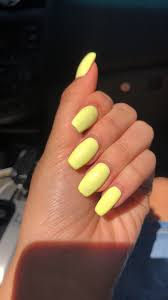 Nails ideas pastel mint green 48+ ideas. Pastel Yellow Acrylic Nails Acrylicnailsshapes Pastel Nails Acurlic Nails Yellow Nails