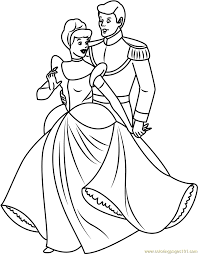 Free download 37 best quality cinderella and prince coloring pages at getdrawings. Cinderella With Prince Coloring Page For Kids Free Cinderella Printable Coloring Pages Online For Kids Coloringpages101 Com Coloring Pages For Kids