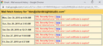 SSL error: Leaf certificate is expired - MXroute Q&A