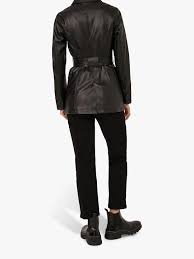 Warehouse Faux Leather Belted Jacket Black Belted Jacket Faux Leather Belts Leather Jacket