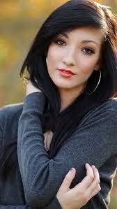 In fact, it's probably more common in most european countries than blonde hair. Black Hair Girl Brown Eyes Makeup 750x1334 Iphone 8 7 6 6s Wallpaper Background Picture Image