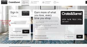 Crate and barrel credit card fees and rates like most credit cards, the crate and barrel card does have some fees associated with it. Crate And Barrel Credit Card Online Login Cc Bank