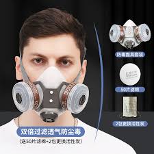mặt nạ điện tử Khẩu trang chống khí độc, khẩu trang kín mặt chống bụi, khẩu