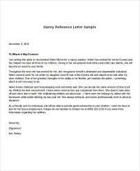 Free 6 Sample Nanny Reference Letter Templates In Pdf Ms Word Google Docs Pages