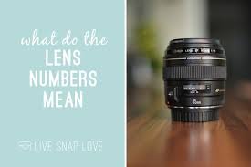 What Do The Numbers On Your Lens Mean Learning Photography Lens Photography Camera