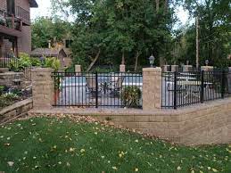 Authentic wrought iron fencing, aluminum fencing and driveway gates shipped factory direct to save money. Backyard Pool Lighting Back Yards Patio Step Up Rod Iron Fence Posts Fence Around Pool Rod Iron Fences Iron Fence