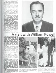  Probably Last Interview At His Palm Springs Home William Powell Classic Film Stars Williams