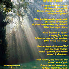Nature S Music Nature Poems Nature Poem Nature Music Nature