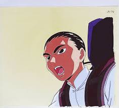 GUNDAM WING CHANG WUFEI ANIME PRODUCTION CEL 9